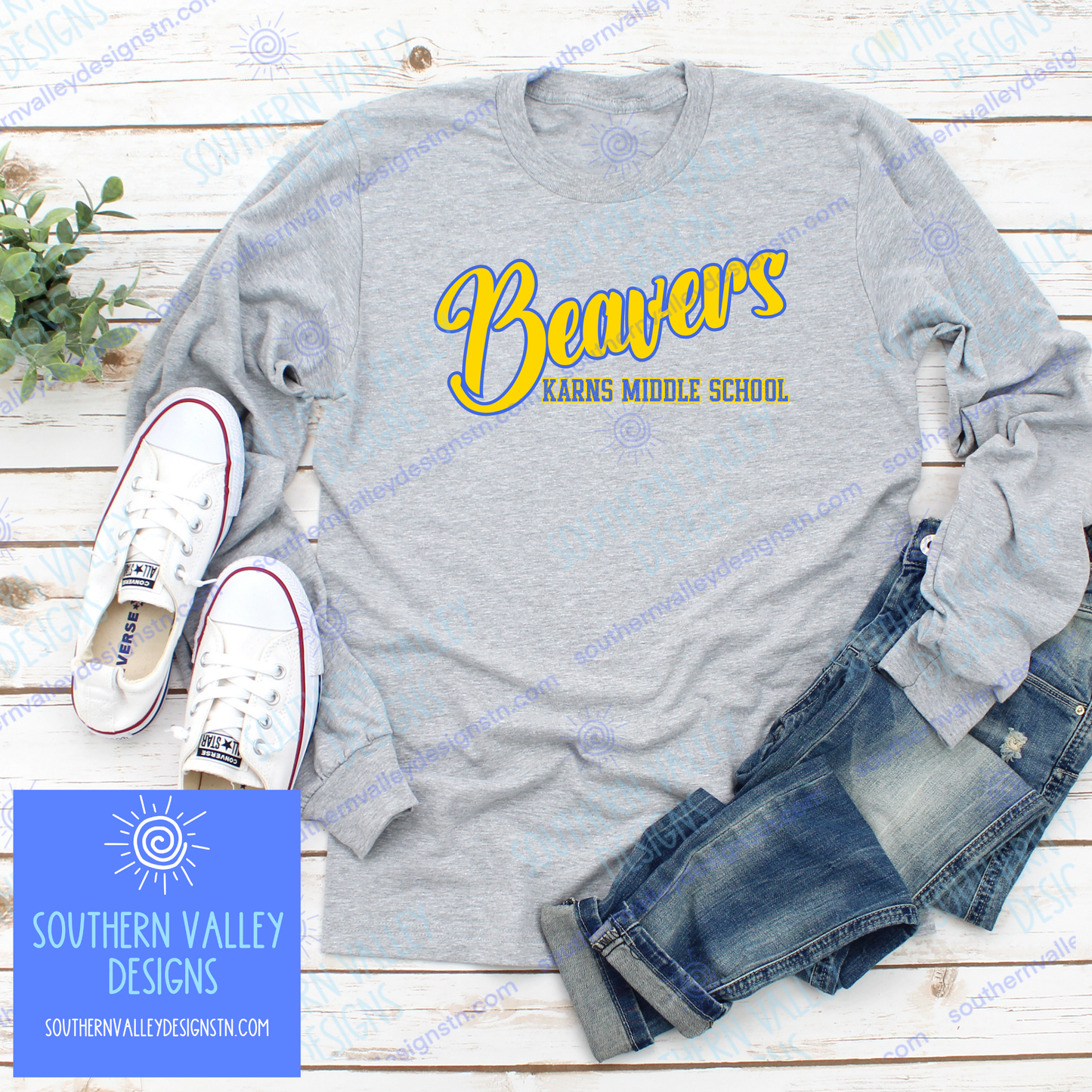 Varsity Design 1 - Karns Middle School - Adult Sizes