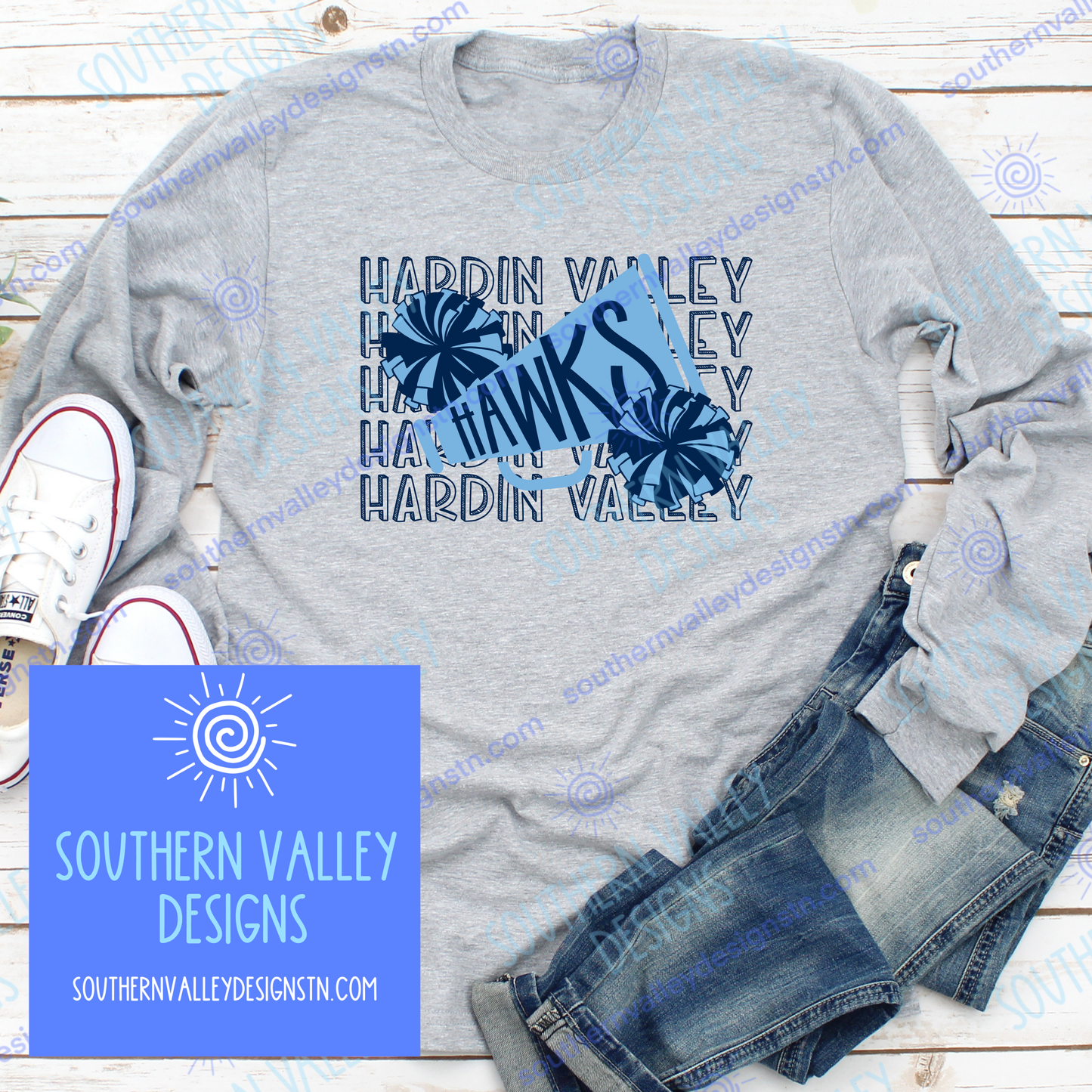 Hardin Valley Cheer Design 1 - Youth Sizes