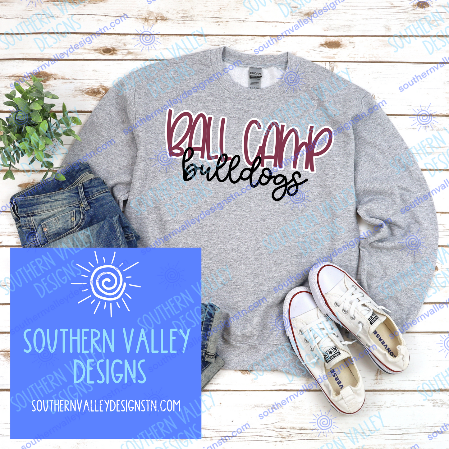 Ball Camp Bulldogs School CM Design