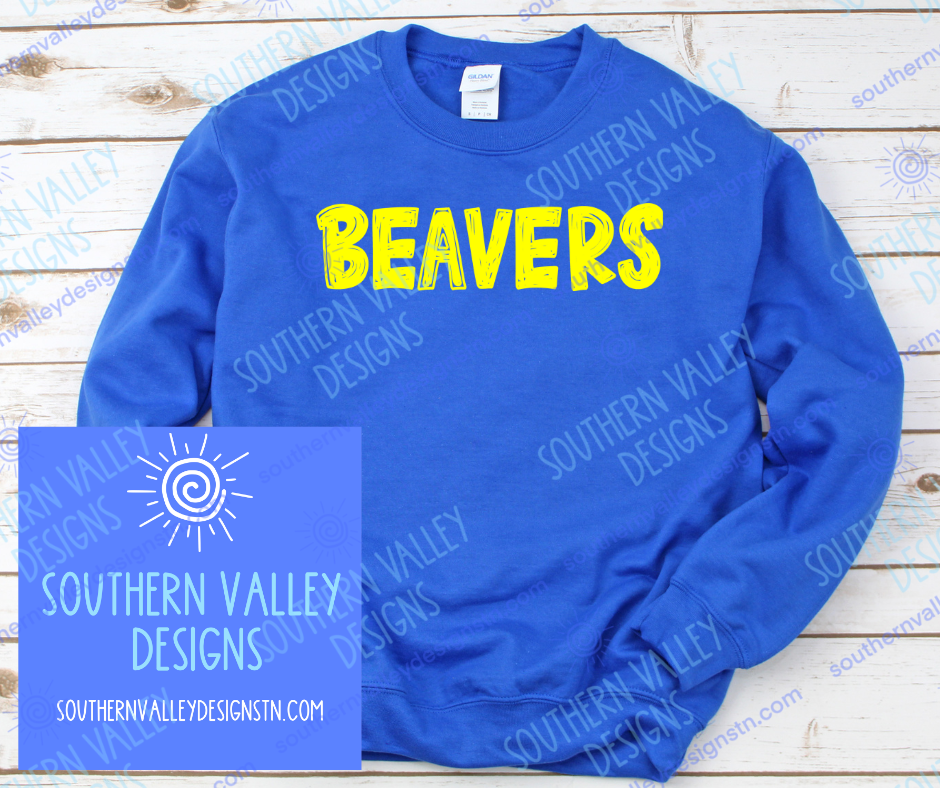 Beavers Scribble Design