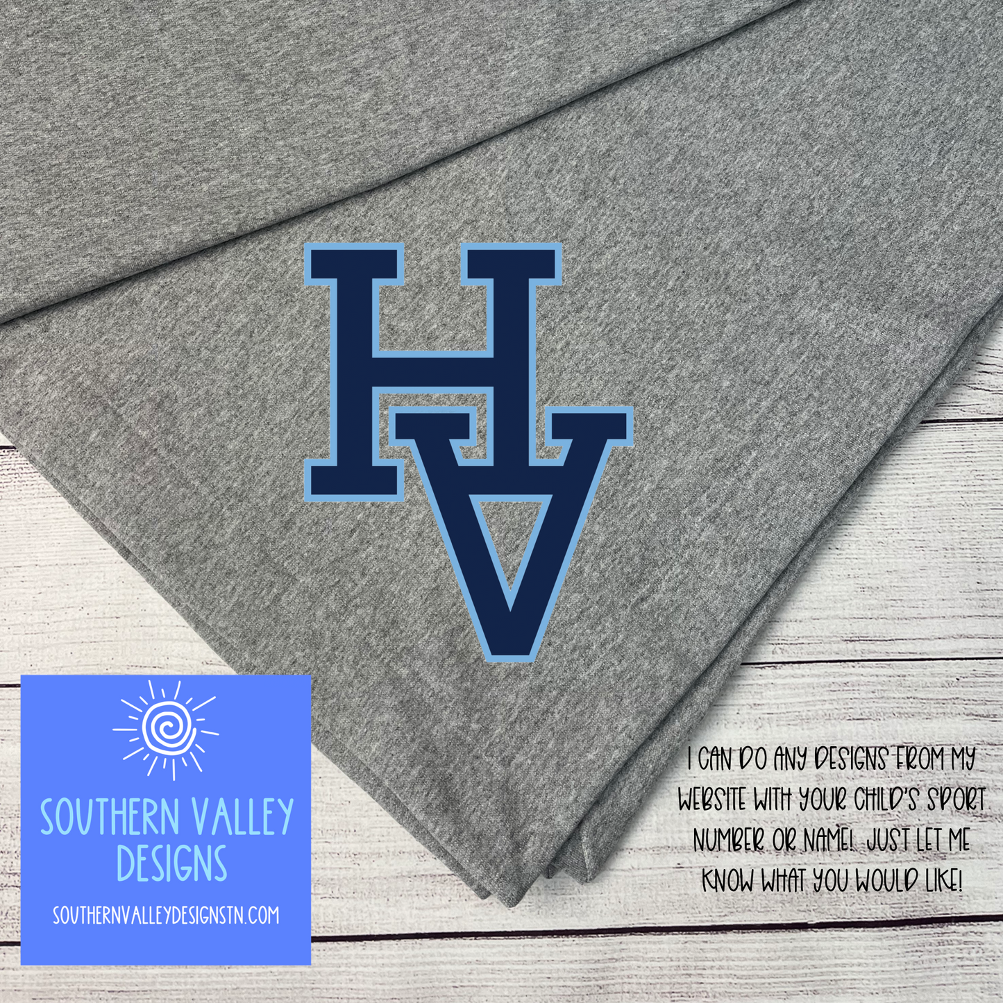 Sweatshirt Blanket with Custom Design