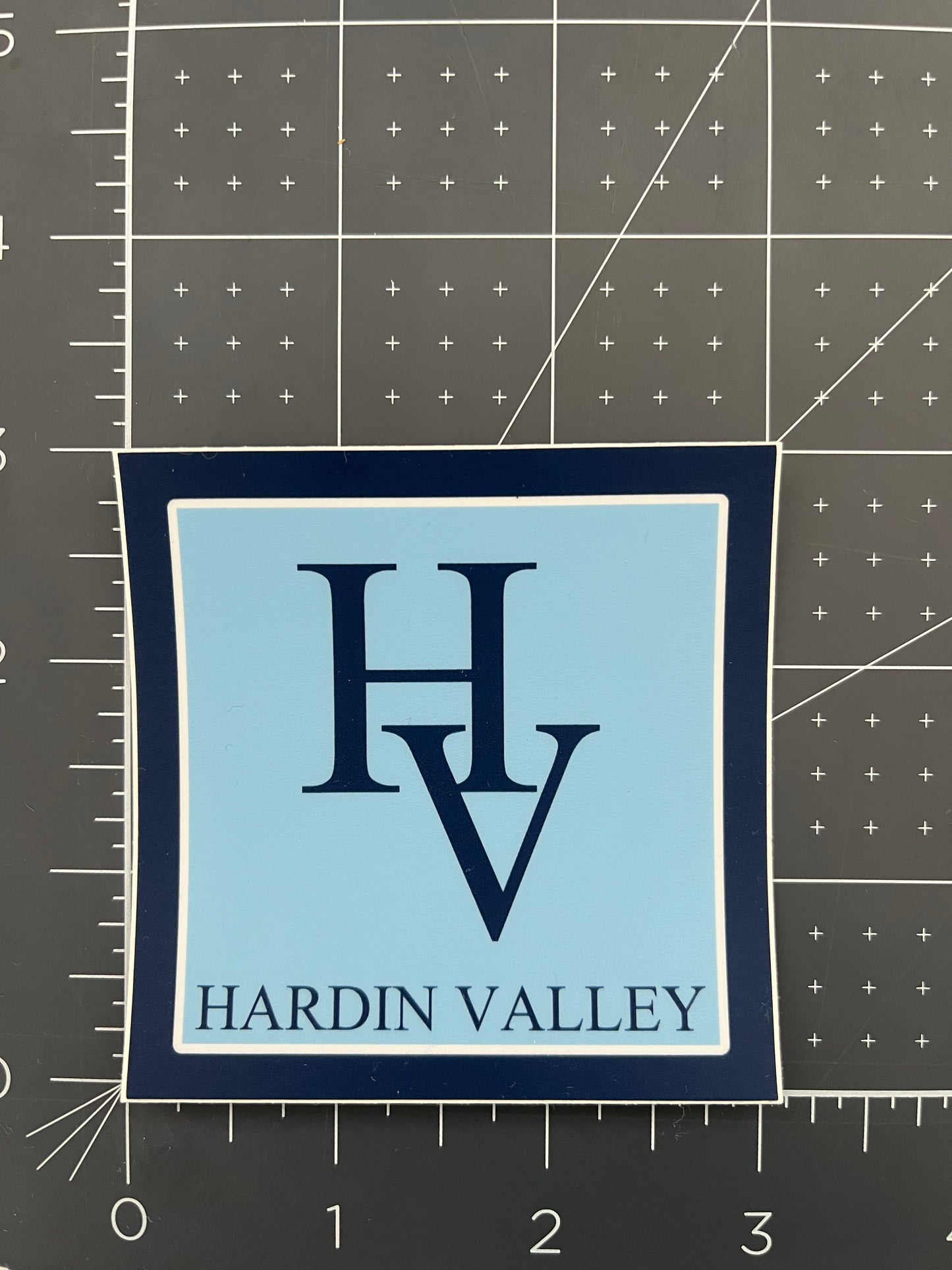 Hardin Valley Sticker Square 3X3"