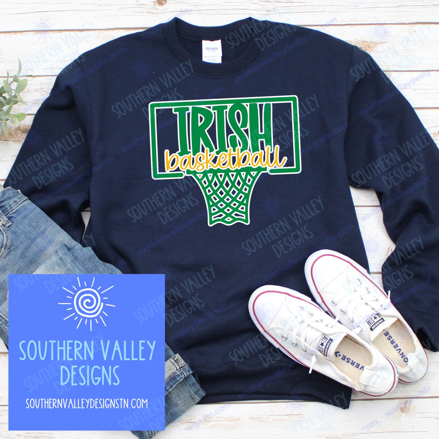 Irish Basketball Sweatshirt