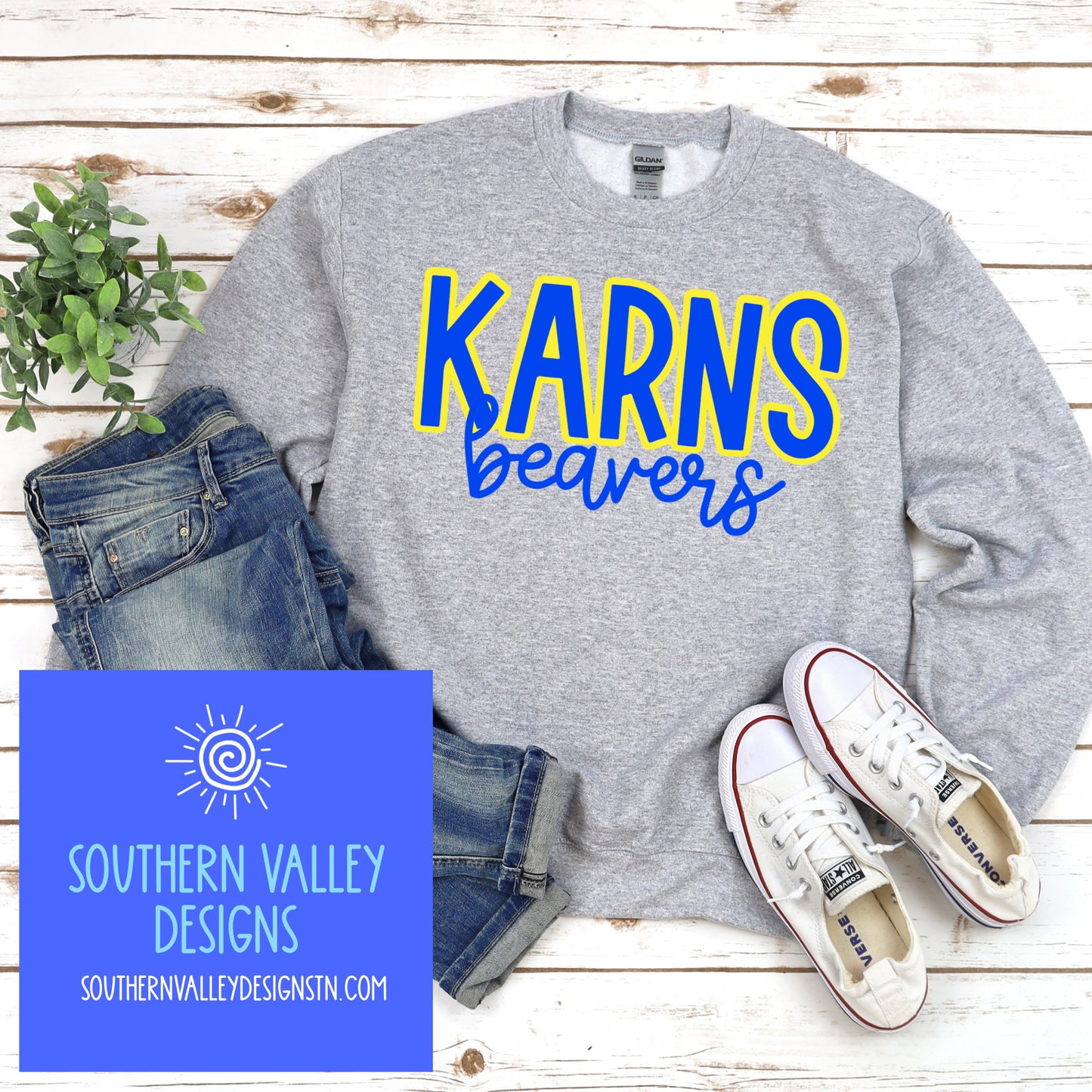 Karns Beavers School Spirit MW Design