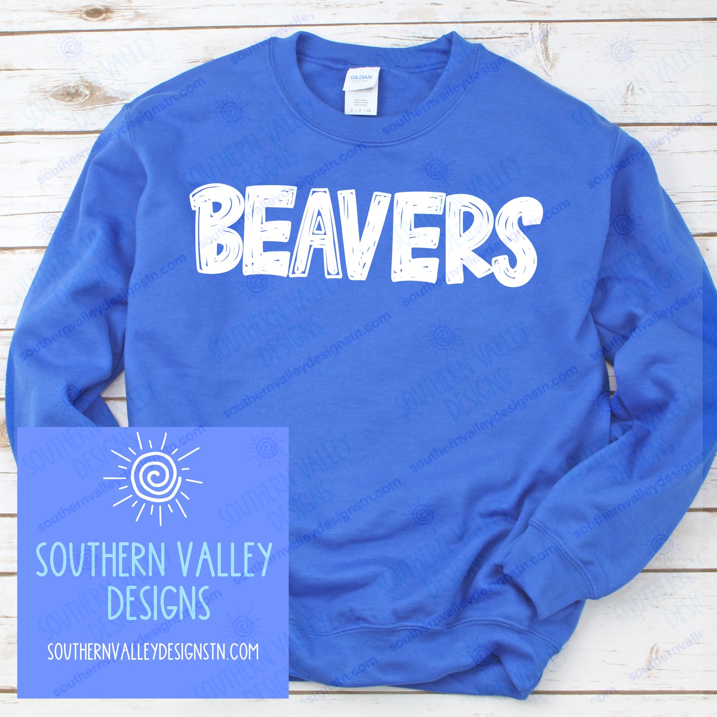 Karns High School Beavers Scribble Designs