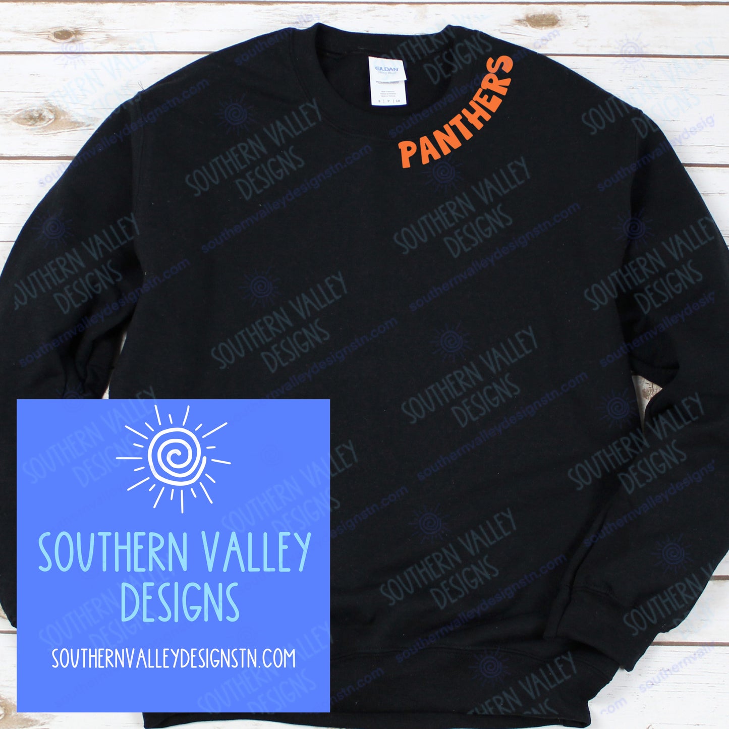 Panthers Collar Art Sweatshirt