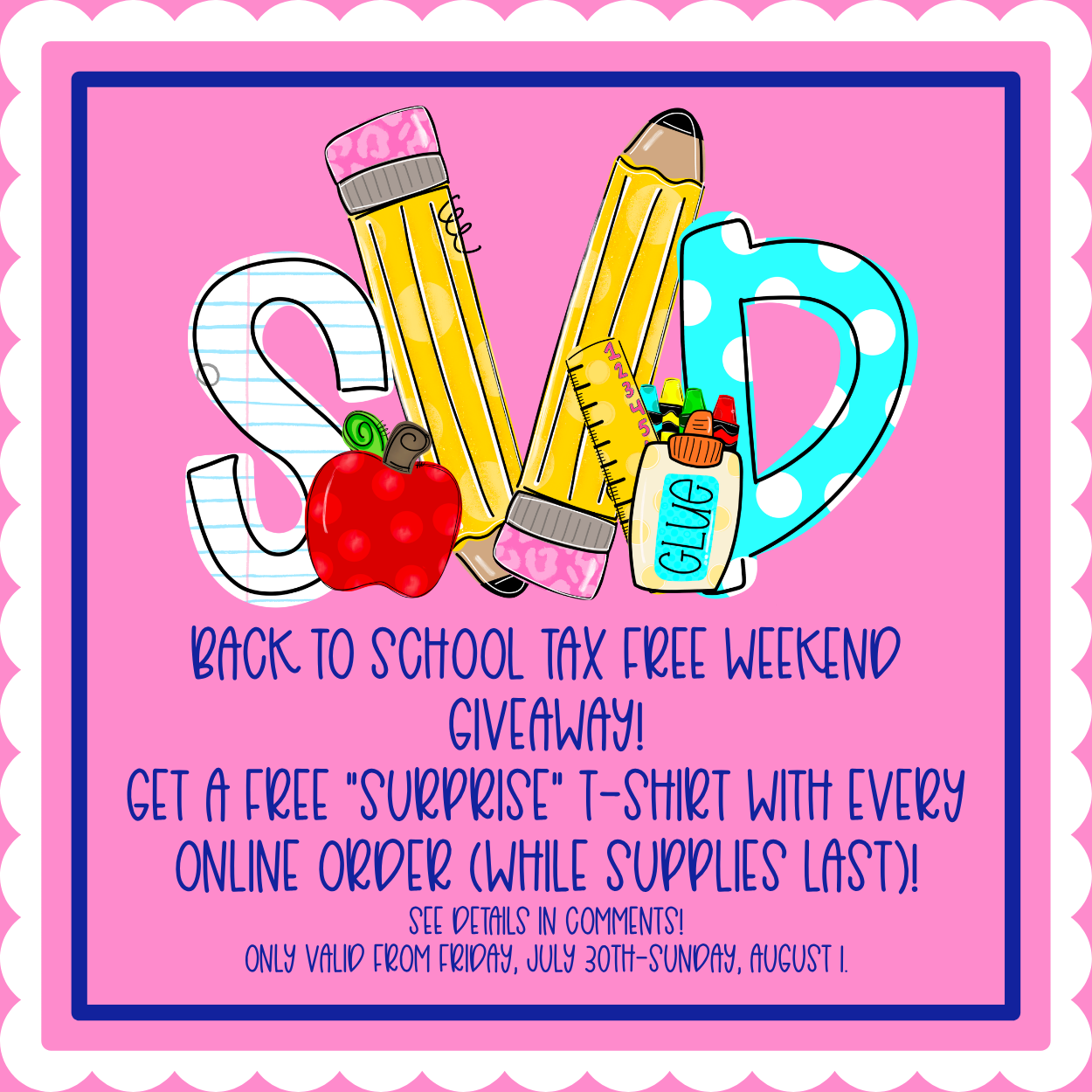 FREE SURPRISE T-Shirt with Purchase!