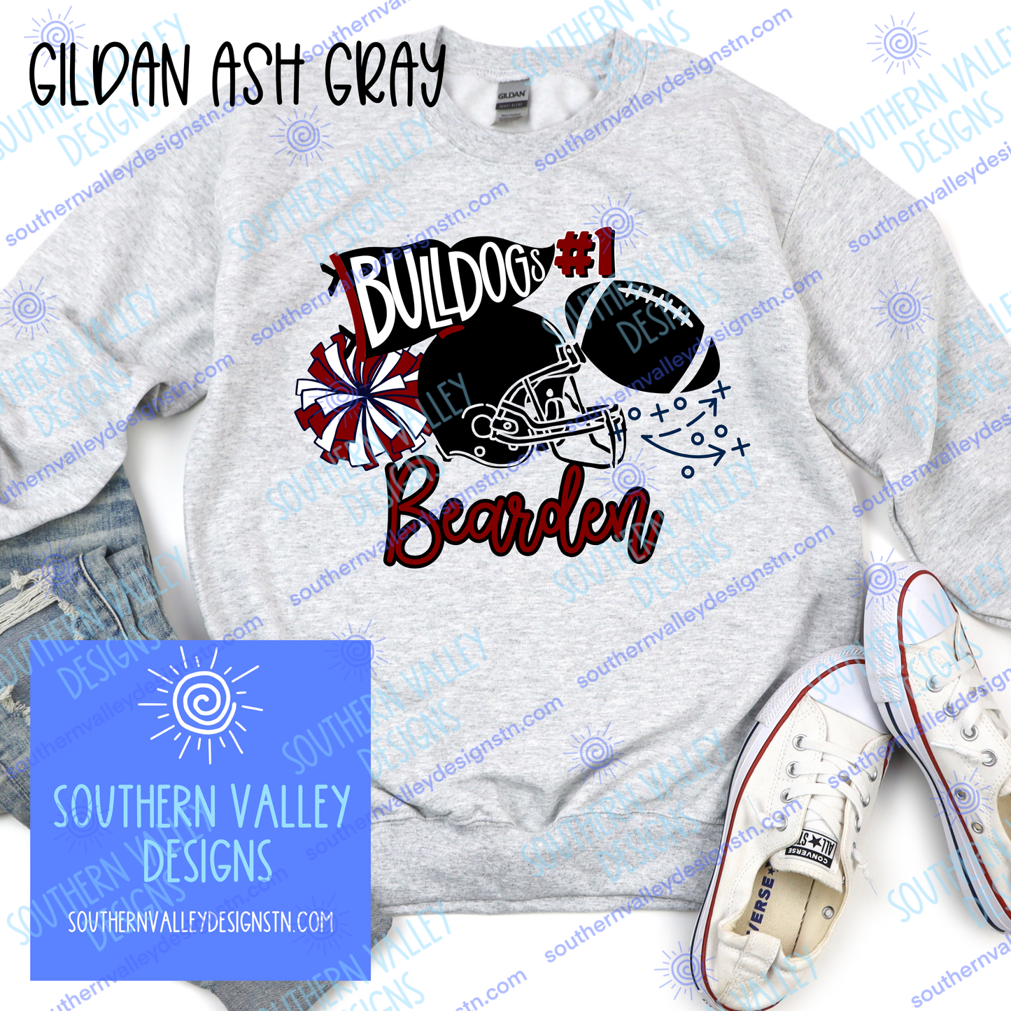 Bearden Football Spirit Design- Adult Sizes