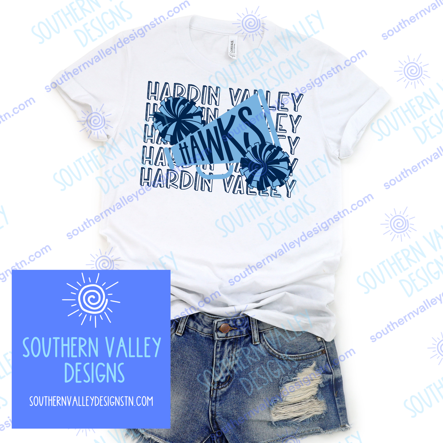 Hardin Valley Cheer Design 1 - Adult Sizes