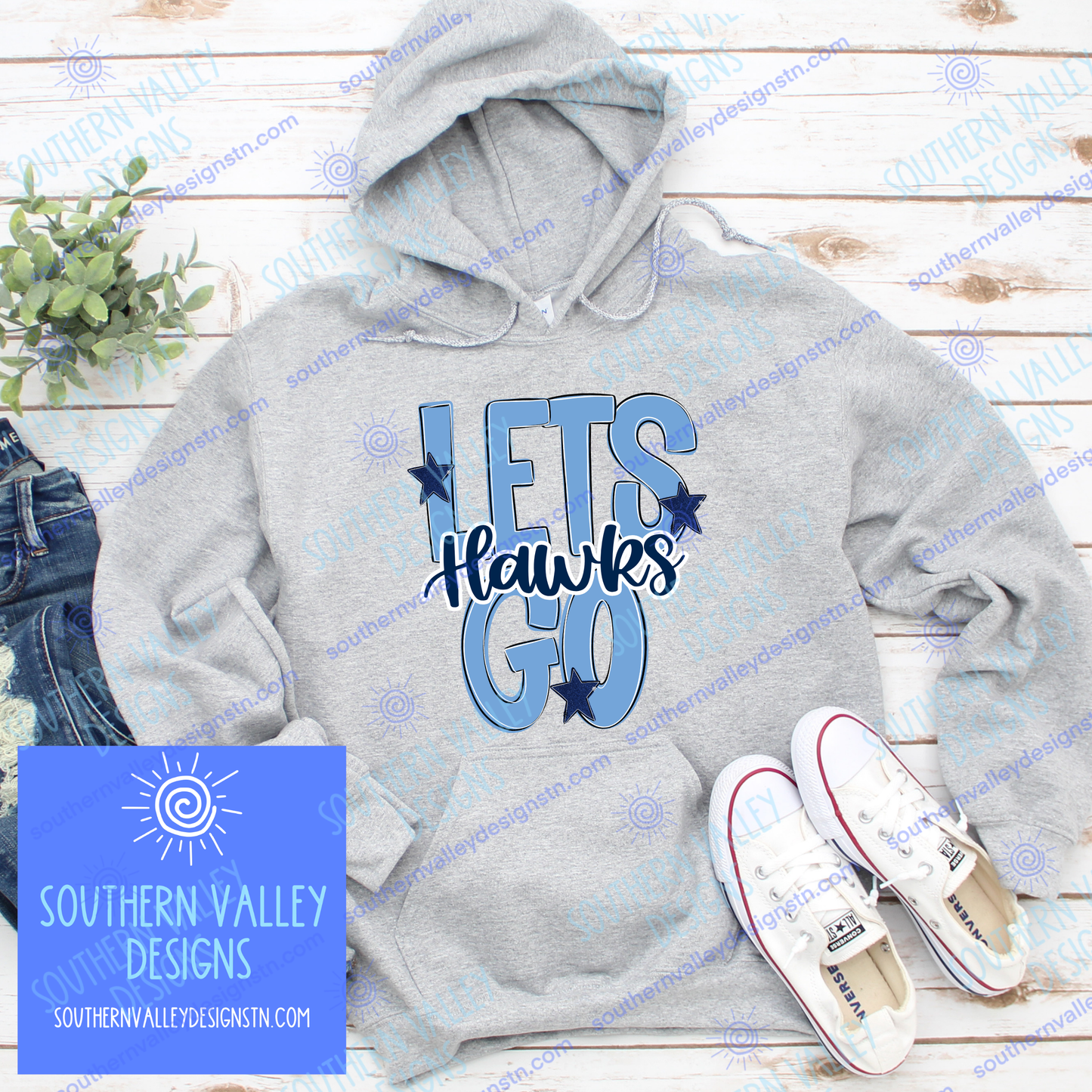 Lets Go Hawks Design
