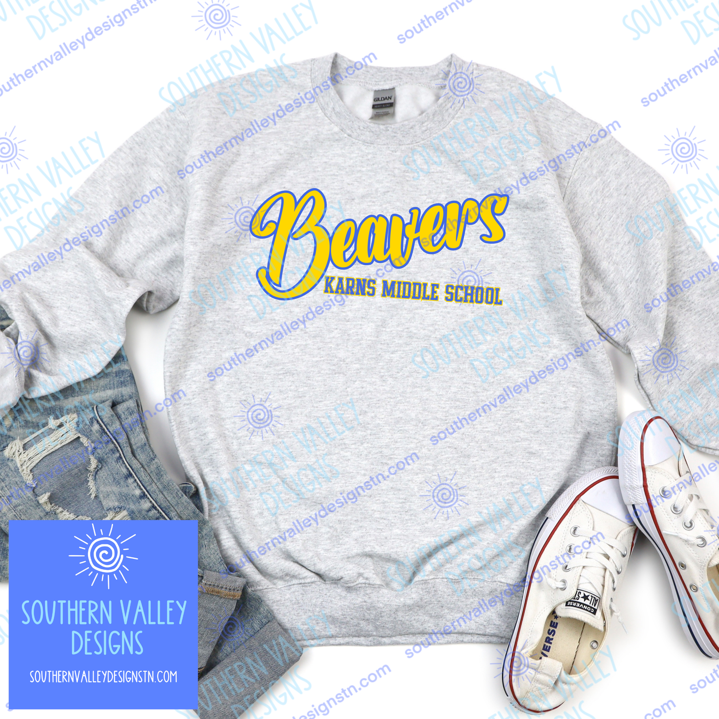 Varsity Design 1 - Karns Middle School - Adult Sizes