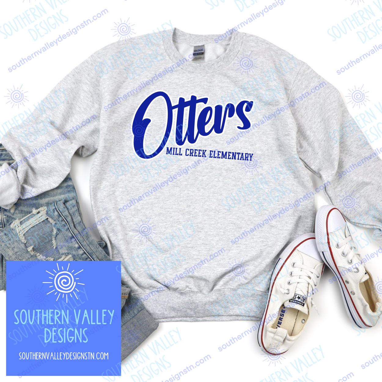 Varsity Design 1 - Mill Creek Otters - Adult Sizes