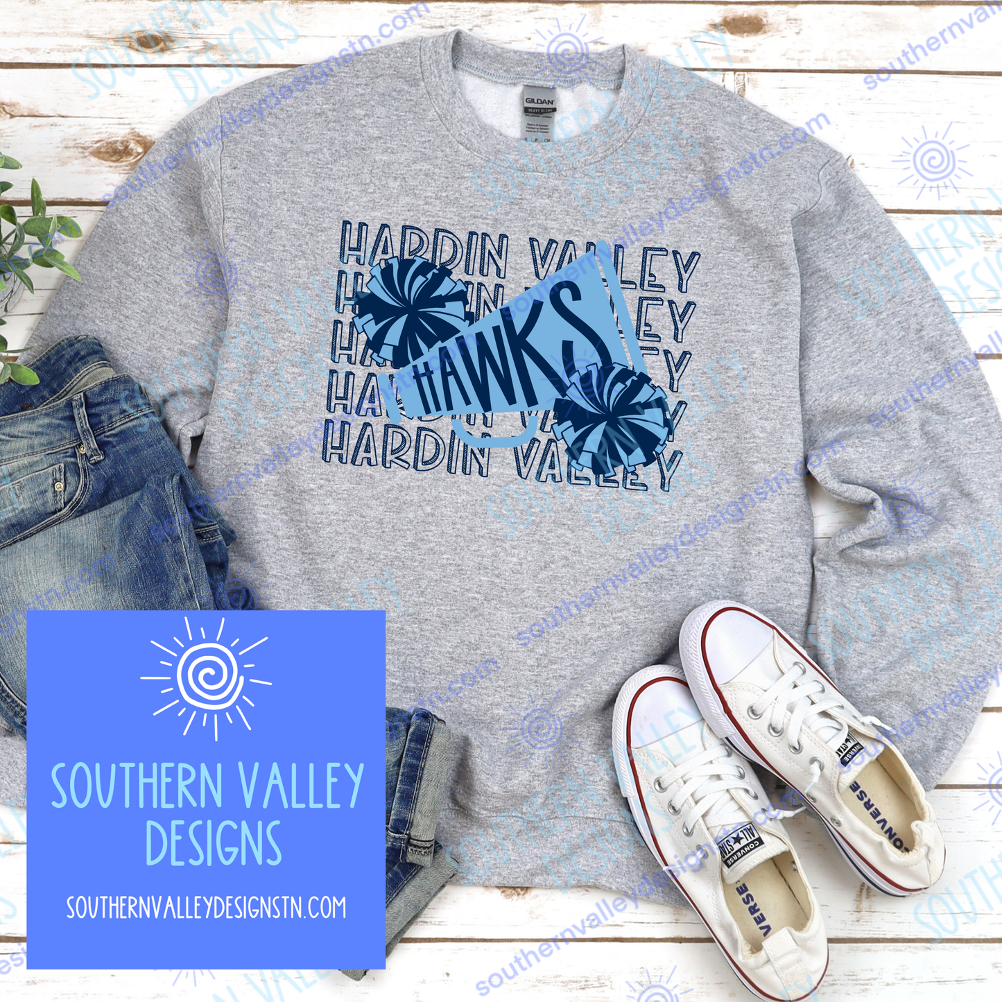Hardin Valley Cheer Design 1 - Youth Sizes
