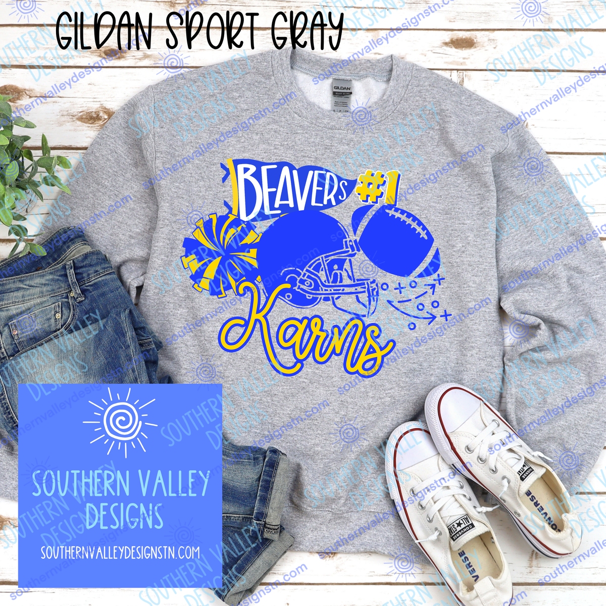 Karns Football Spirit Design - Youth Sizes