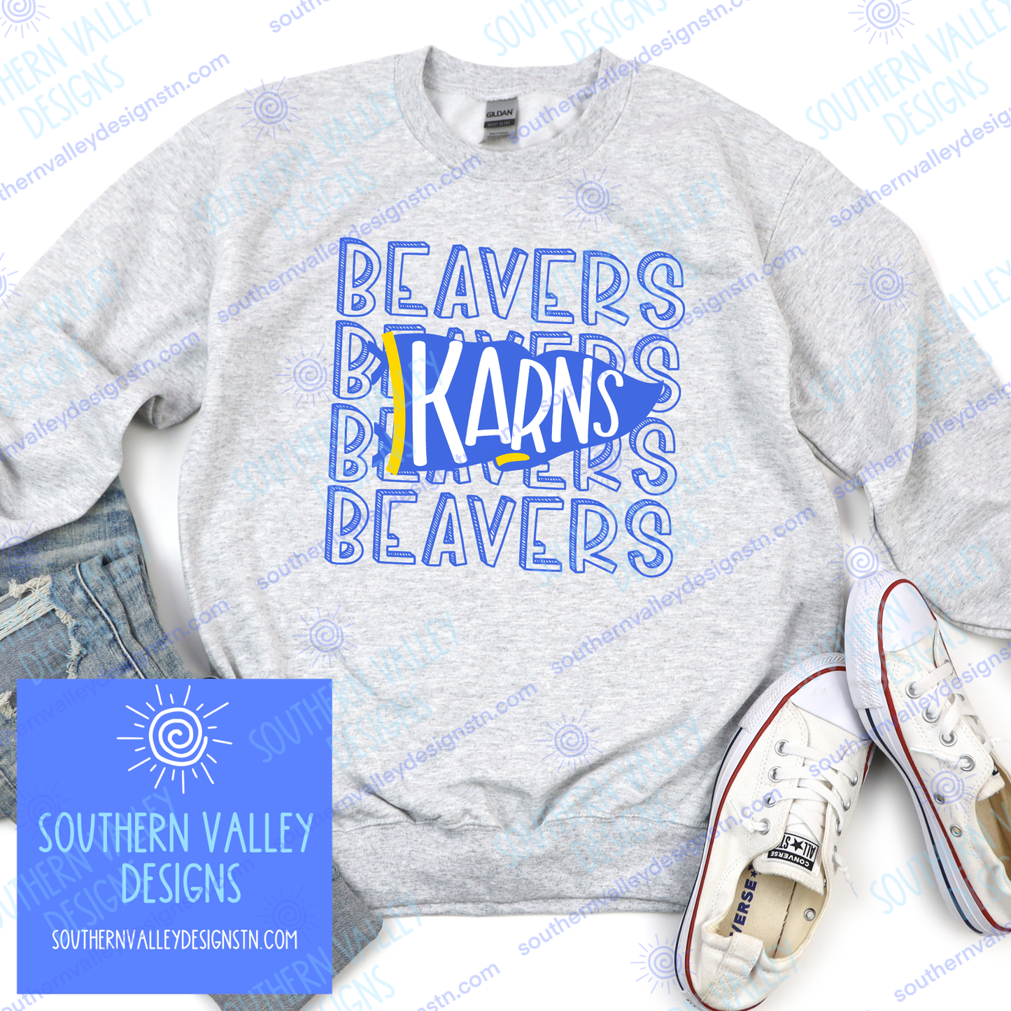 Pennant Design 1 - Karns Beavers - Adult Sizes