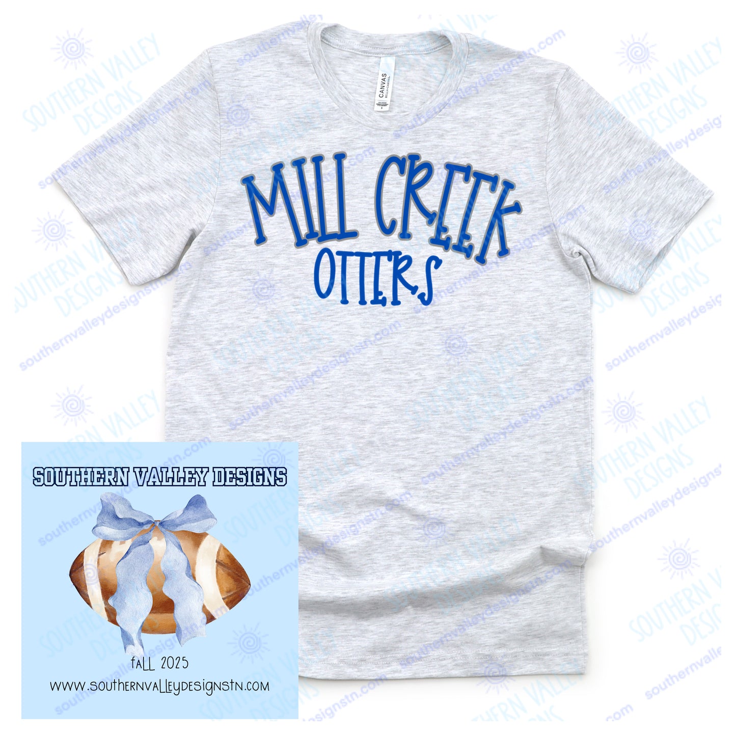 Mill Creek Otters Pep Design