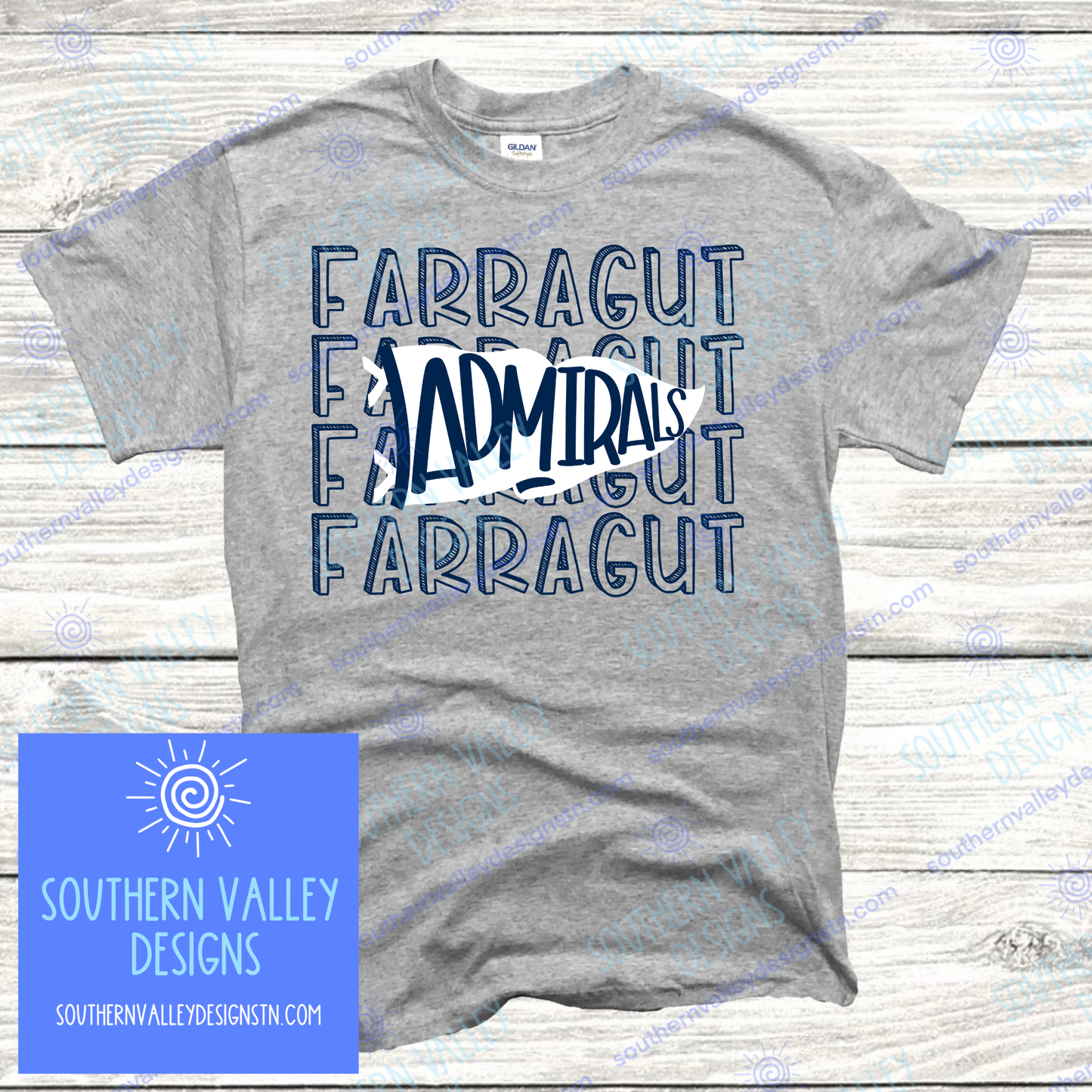 Pennant Design 1 - Farragut Admirals