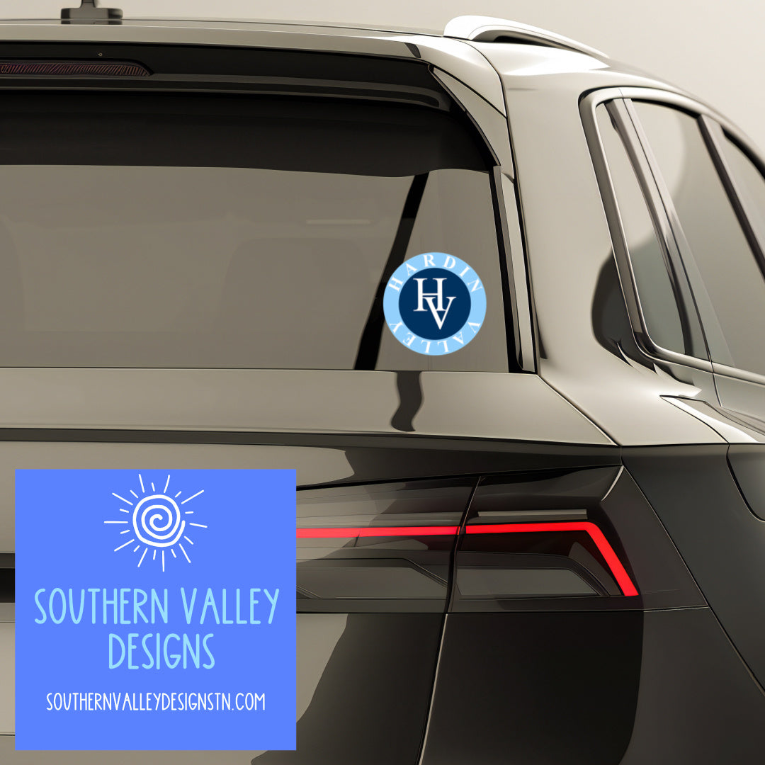 Hardin Valley Sticker 3X3" or 4X4" Circle