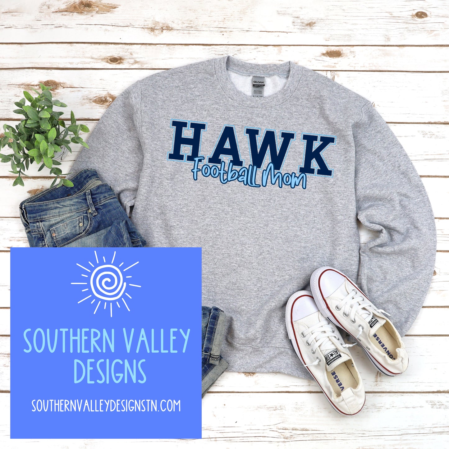 Hawk Football Mom Design