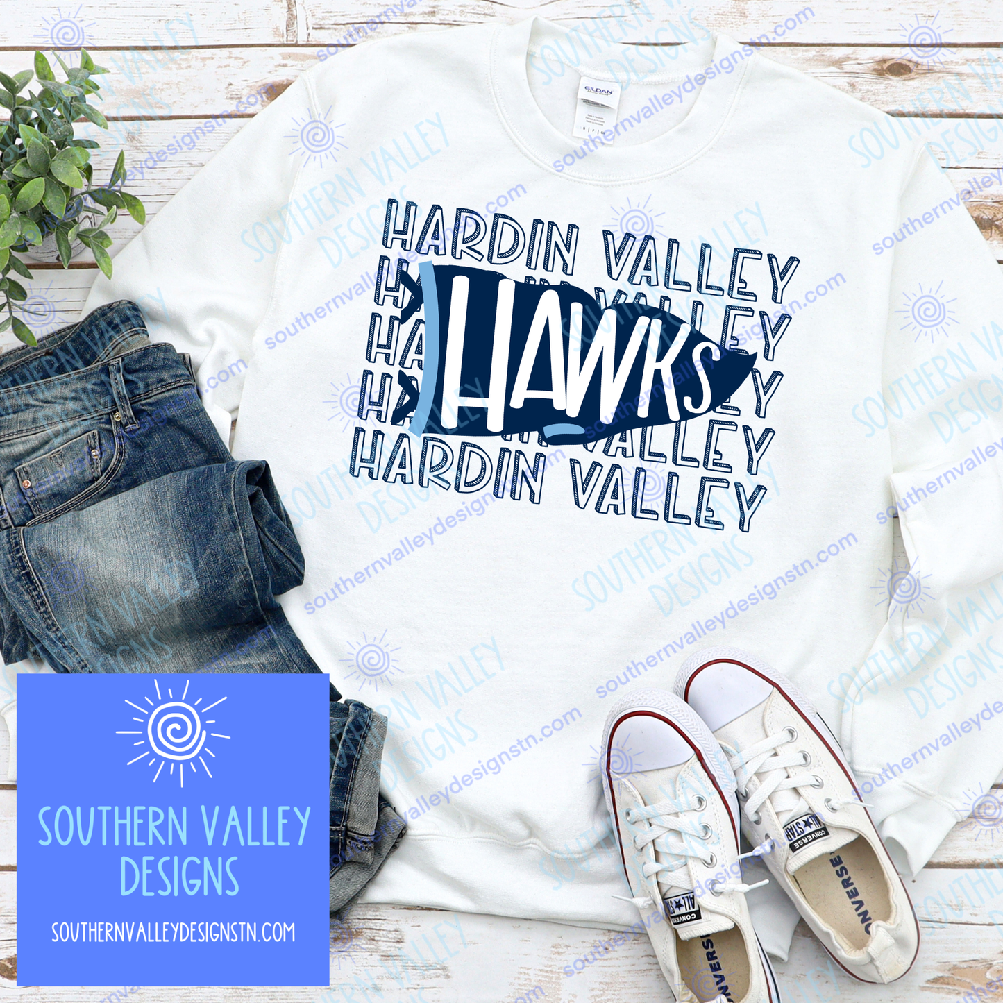 Pennant Design 1 - Hardin Valley Hawks