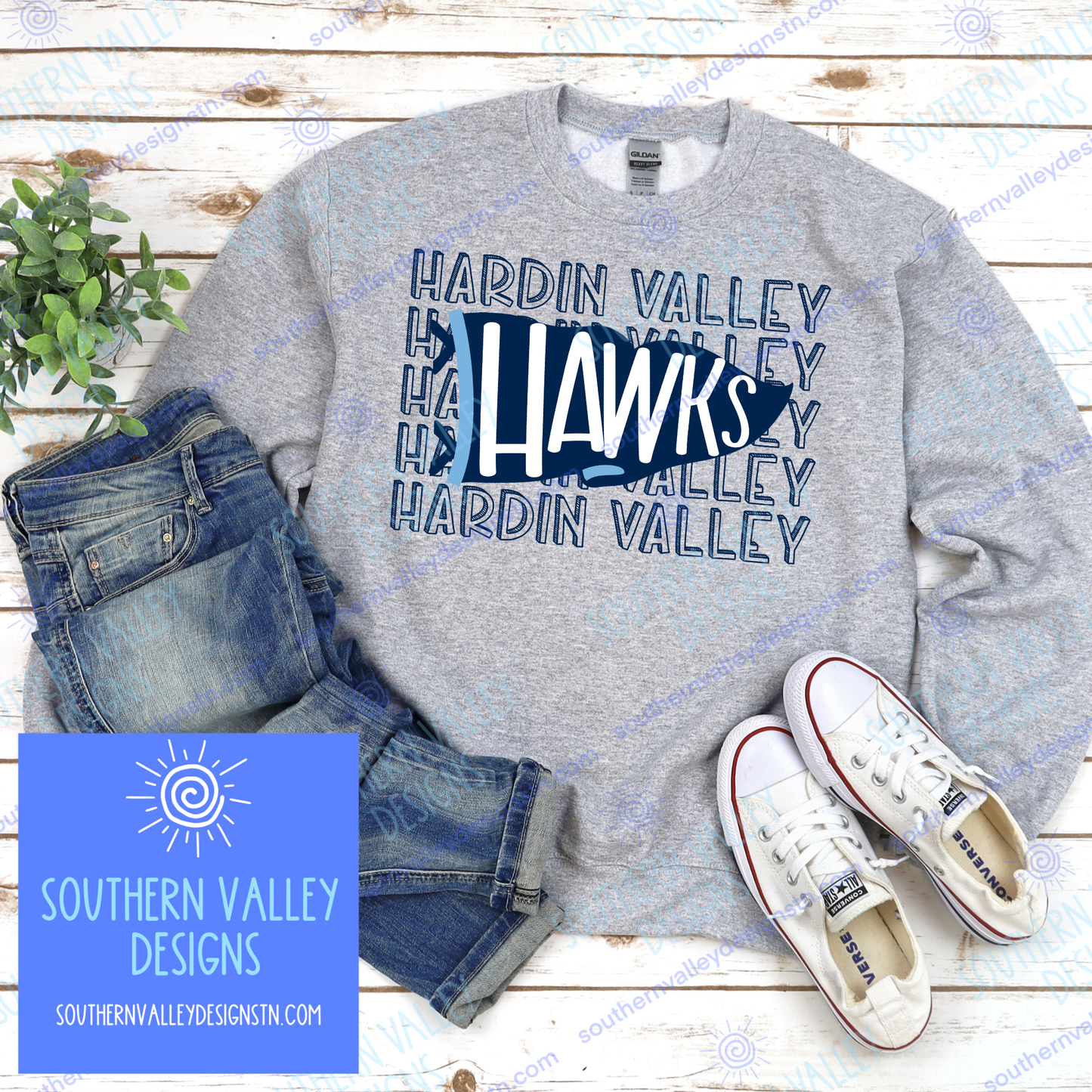 Pennant Design 1 - Hardin Valley Hawks