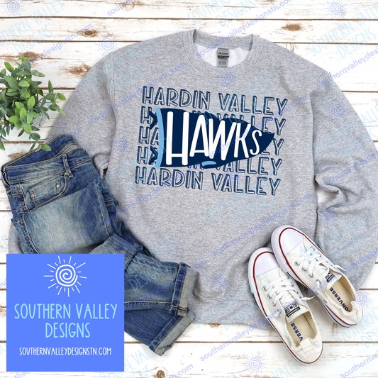 Pennant Design 1 - Hardin Valley Hawks - Youth Sizes