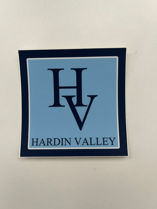Hardin Valley Sticker Square 3X3"