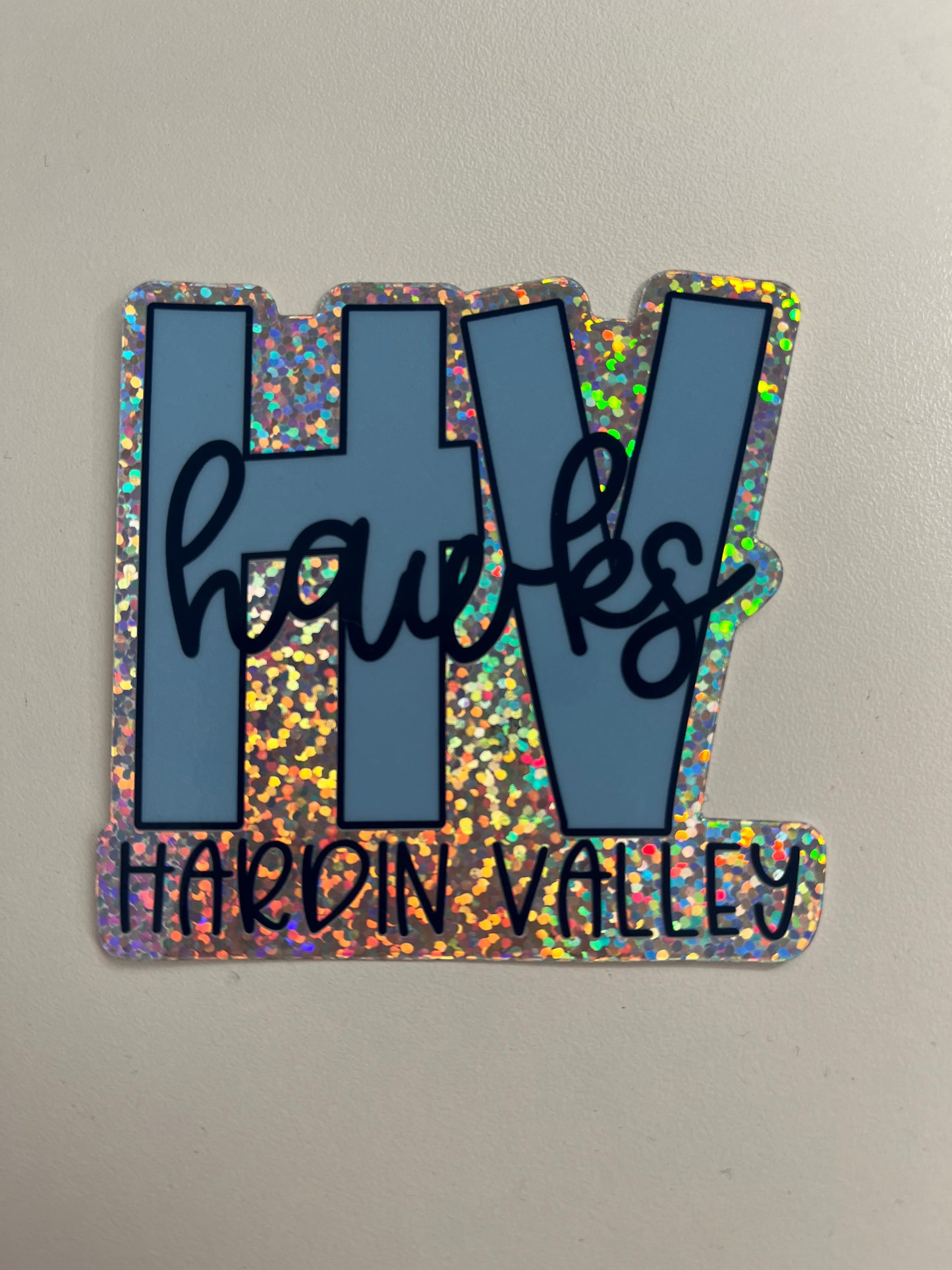 Hardin Valley EV Original Sparkle Sticker 3X3