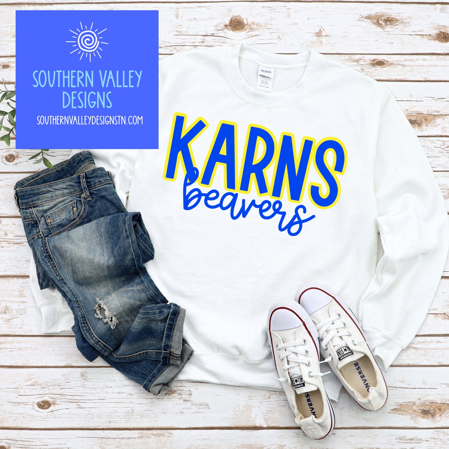 Karns Beavers School Spirit MW Design