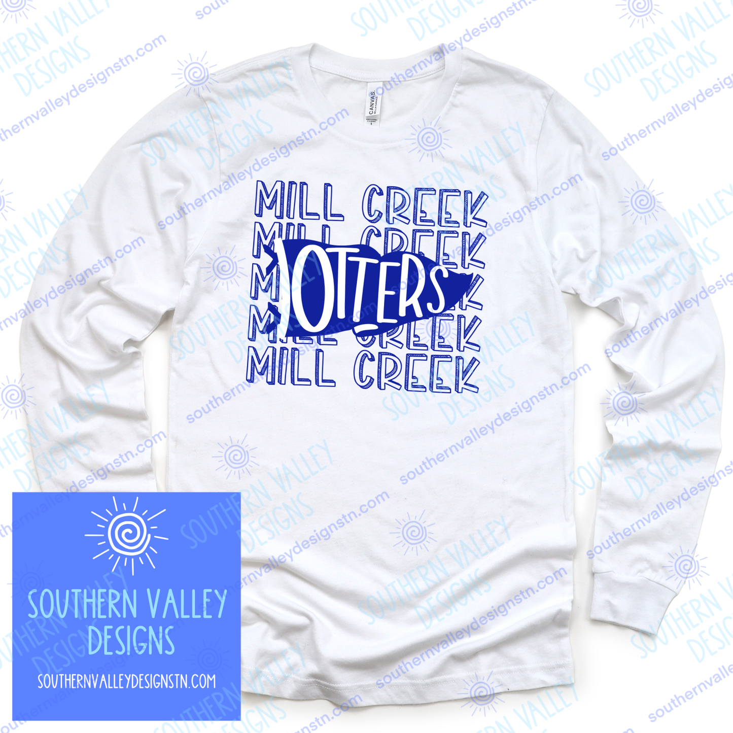 Pennant Design 1 - Mill Creek Otters - Adult Sizes